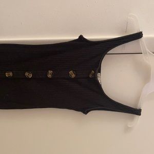 Black Button Down Dress